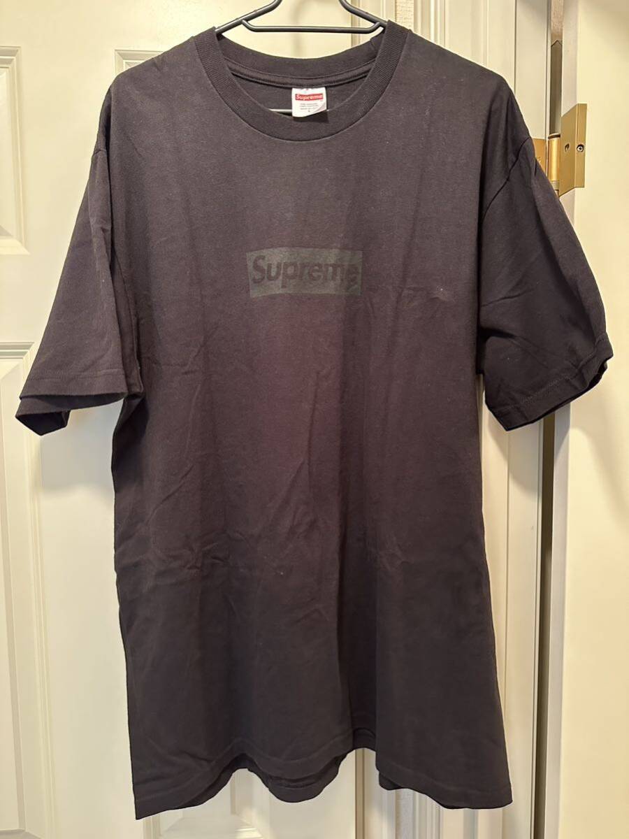 新品 Slawn Box Logo Tee Tシャツ 黒(Supreme × Olaolu Slawn 新品 Slawn Box Logo Tee Tシャツ 黒(Supreme × Olaolu Slawn