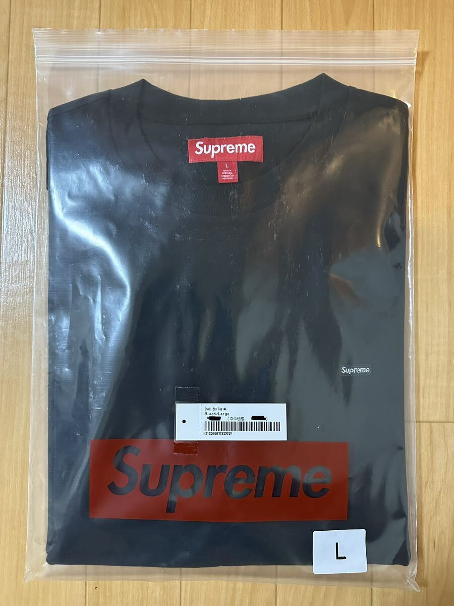 L Supreme Small Box Logo Tee #A Black Large 24FW L Supreme Small Box Logo Tee #A Black Large 24FW