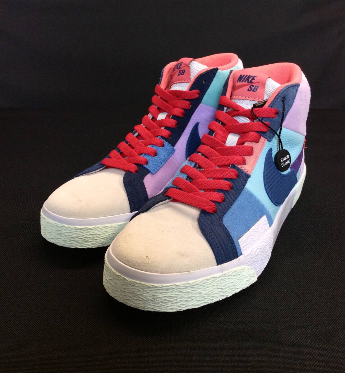 NIKE SB Nike BLAZER MID Blazer mid спортивные туфли premium SB ZOOM BLAZER MID PRM lilac /kopa/b люмен z27.5cm NIKE SB Nike BLAZER MID Blazer mid спортивные туфли premium SB ZOOM BLAZER MID PRM lilac /kopa/b люмен z27.5cm