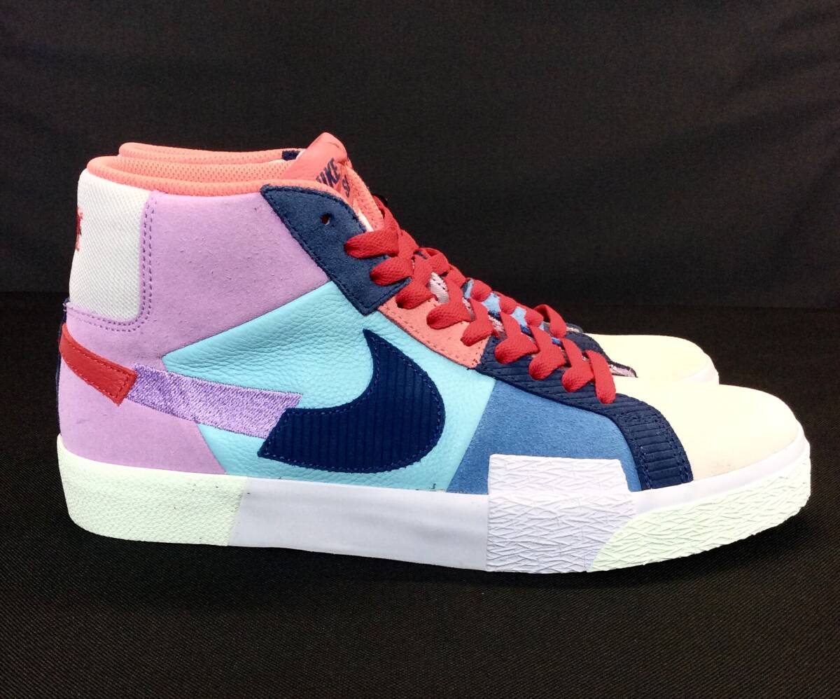 NIKE SB Nike BLAZER MID Blazer mid спортивные туфли premium SB ZOOM BLAZER MID PRM lilac /kopa/b люмен z27.5cm