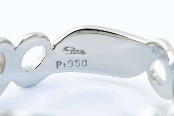 【新品仕上済】STAR JEWELRY スタージュエリー Pt950 リング パライバトルマリン ダイヤモンド 0.18ct 指輪 8號(hào) #36319YR