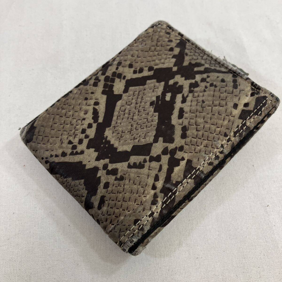 HEAD PORTER ヘッドポーター パイソン柄 財布 ウォレット 総柄 HEAD PORTER ヘッドポーター パイソン柄 財布 ウォレット 総柄