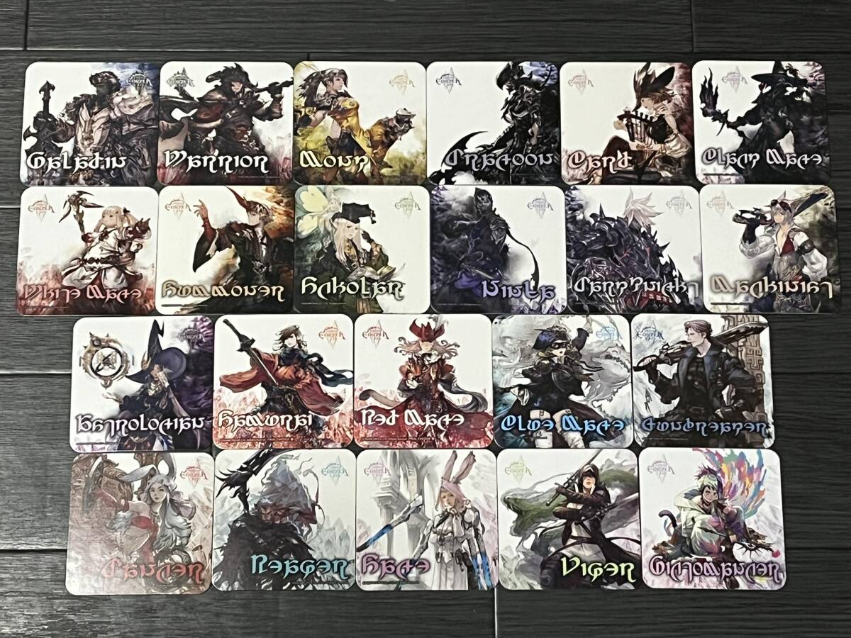 ★エオルゼアカフェ コースター 73枚コンプリートセット FF14 FFXIV ファイナルファンタジー14 エオカフェ★