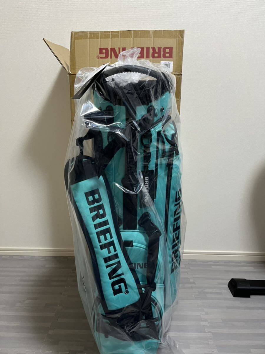 BRIEFING WIND AND SEA キャディバッグ ミントブルー BRIEFING WIND AND SEA キャディバッグ ミントブルー