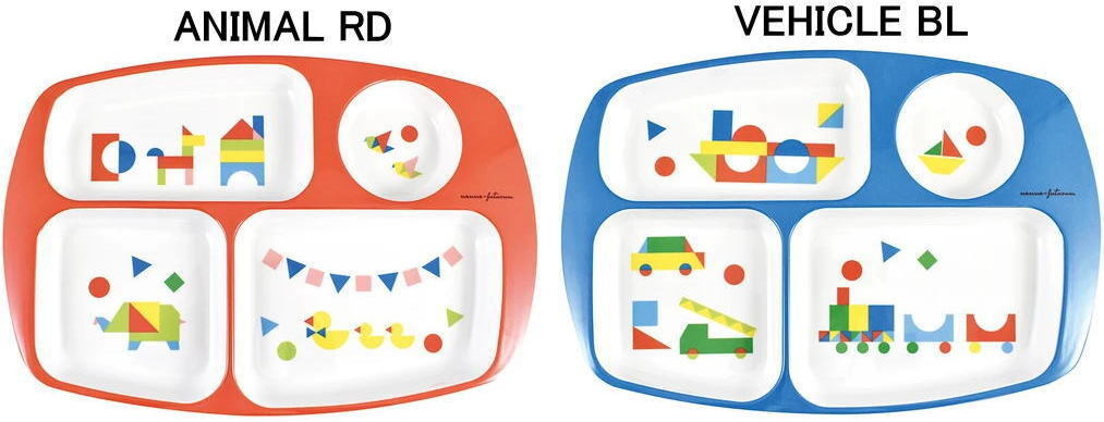  Kids melamin plate /28.4×19.1cmnennef палец на ноге rum/VEHICLE BL(YUD-1101)< кухня кулинария посуда . тарелка тарелка прямоугольник plate >