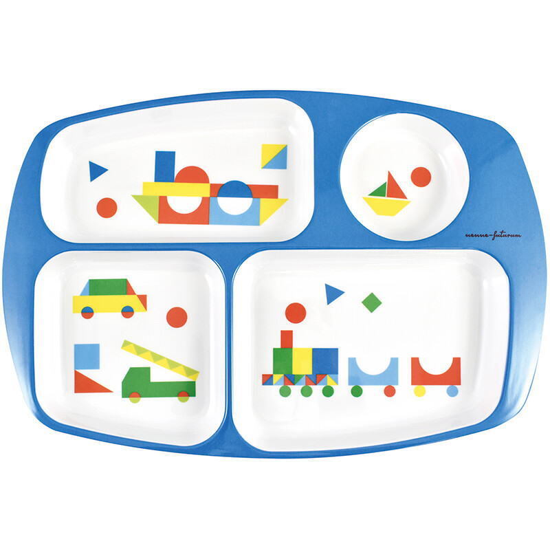  Kids melamin plate /28.4×19.1cmnennef палец на ноге rum/VEHICLE BL(YUD-1101)< кухня кулинария посуда . тарелка тарелка прямоугольник plate >