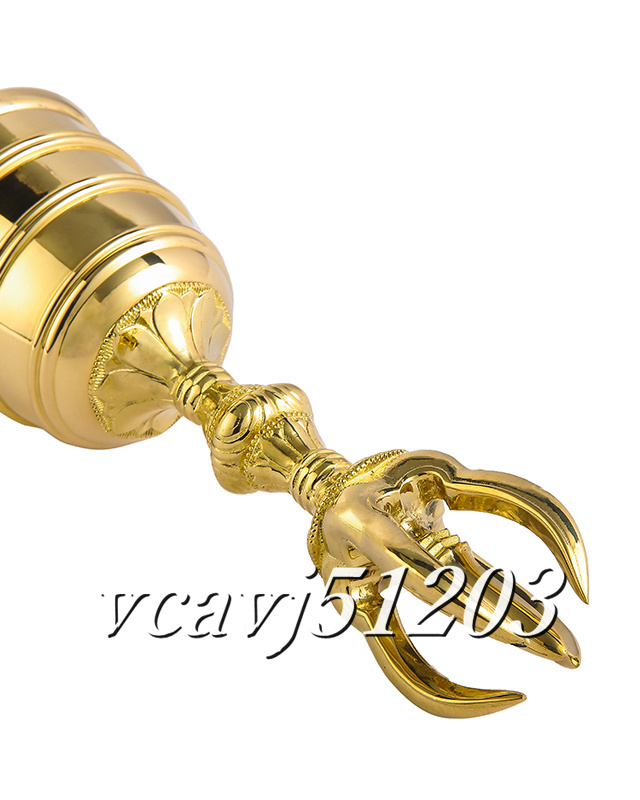 密教法具 寺院用仏具」平安型前具 金剛鈴 仏具 仏教 工芸品 真鍮製 密教法具 寺院用仏具」平安型前具 金剛鈴 仏具 仏教 工芸品 真鍮製
