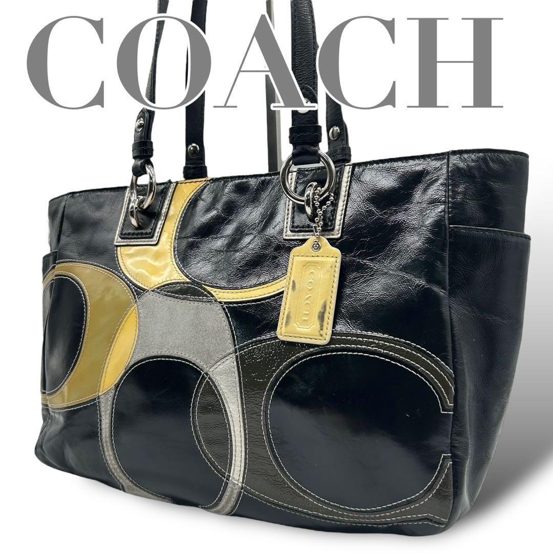 良品　coach コーチ F17127 トートバッグ　大容量　A4収納可能　U4