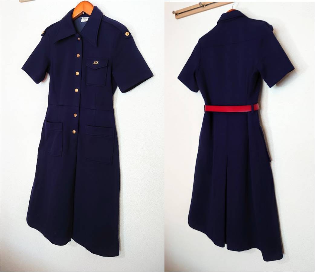 値下げ JAL CA制服 CAさんのワンピース 日本航空 スチュワーデス 値下げ JAL CA制服 CAさんのワンピース 日本航空 スチュワーデス