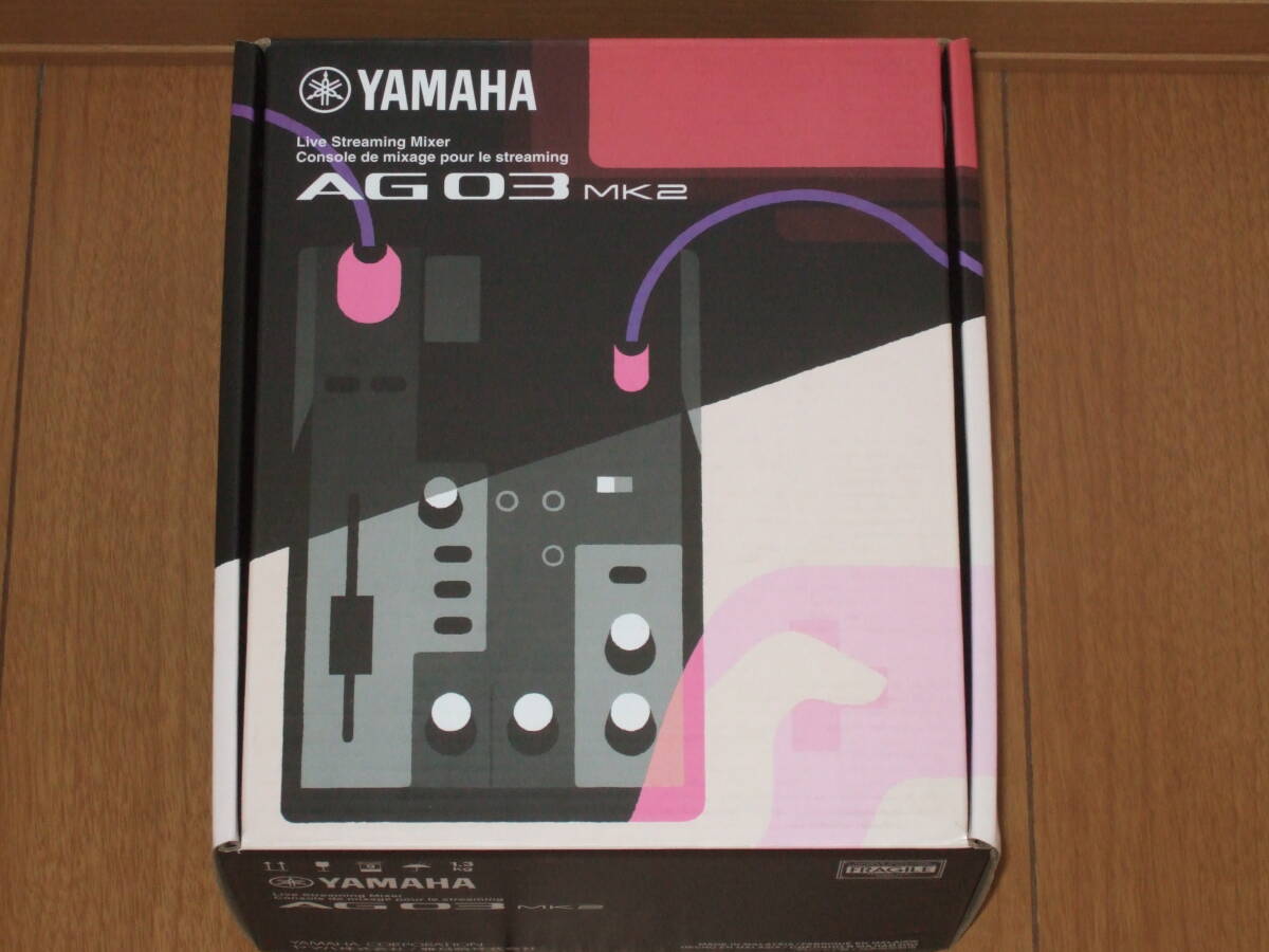 ヤマハ(YAMAHA) ライブストリーミングミキサー 3チャンネル ブラック AG03MK2 B