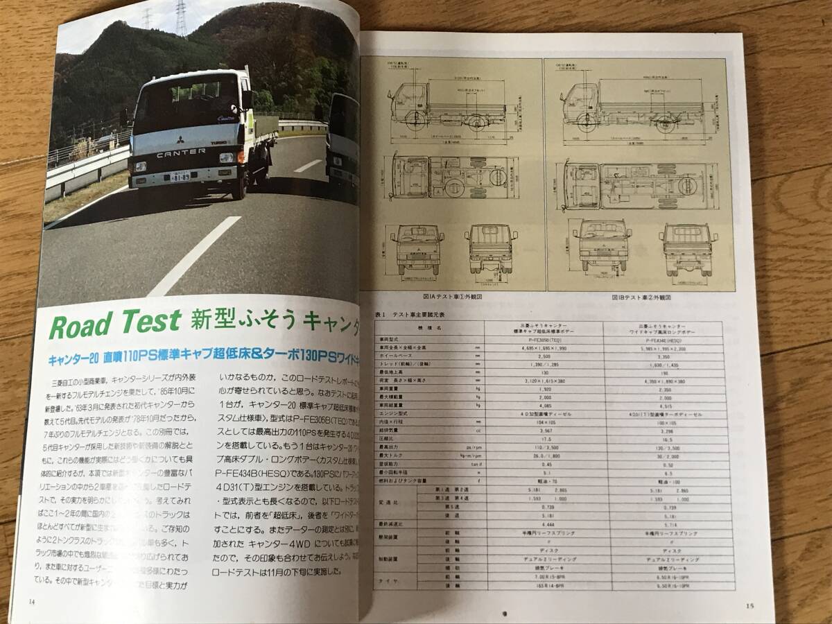 O01-57/ motor vehicle отдельный выпуск [ Mitsubishi Fuso Canter ] 1986 год 3 месяц номер Showa 61 год Mitsubishi новая модель Canter. все 