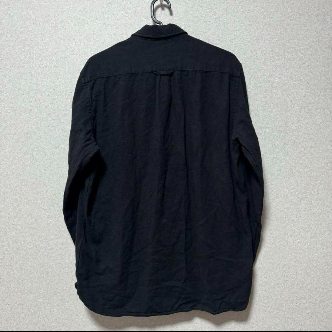 【大人気】H&M エイチアンドエム ボタンダウンシャツ BDシャツ 長(zhǎng)袖シャツ カジュアルシャツ ビジネスシャツ 無(wú)地 黒 男女兼用 A212-140