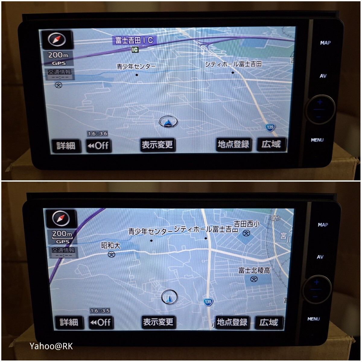 トヨタ　純正ナビ　 NHZD - W62G clean Yahoo!オークション - トヨタ純正ナビ NHZD-W62G 2013年春版地図