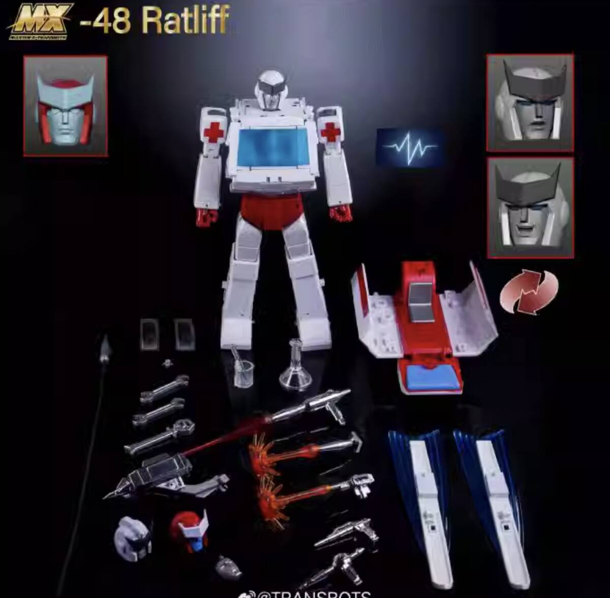 新品X-Transbots MX-48 Ratliff
