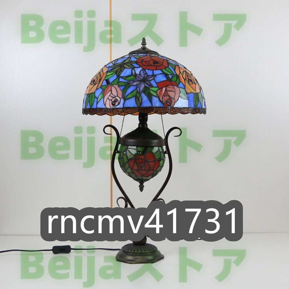 □得々□ステンドグラス・ランプ/トンボ/jumbo dragonfly/3灯式 □得々□ステンドグラス・ランプ/トンボ/jumbo dragonfly/3灯式