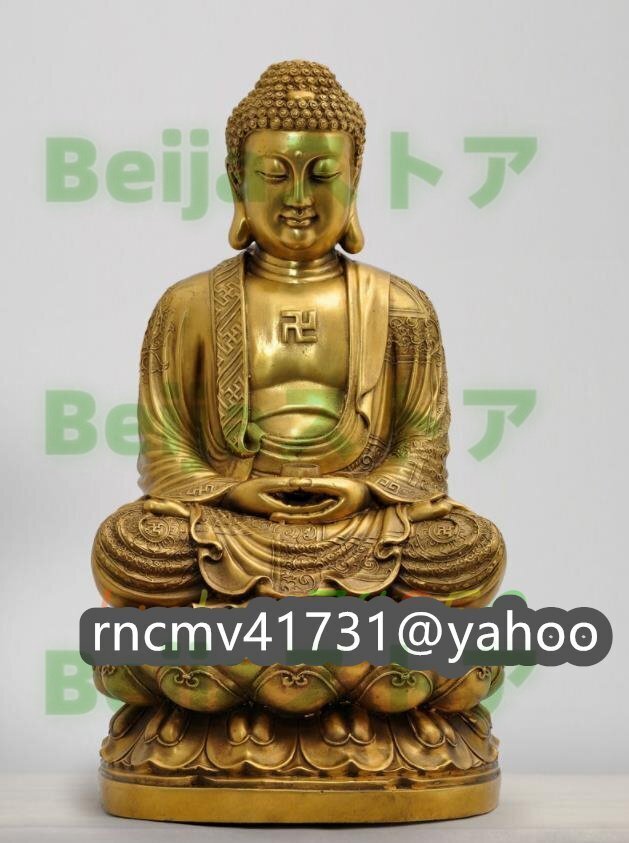 密教法具 寺院用仏具 仏教 釈迦如来仏像 真鍮製 仏教芸術品 高さ 密教法具 寺院用仏具 仏教 釈迦如来仏像 真鍮製 仏教芸術品 高さ