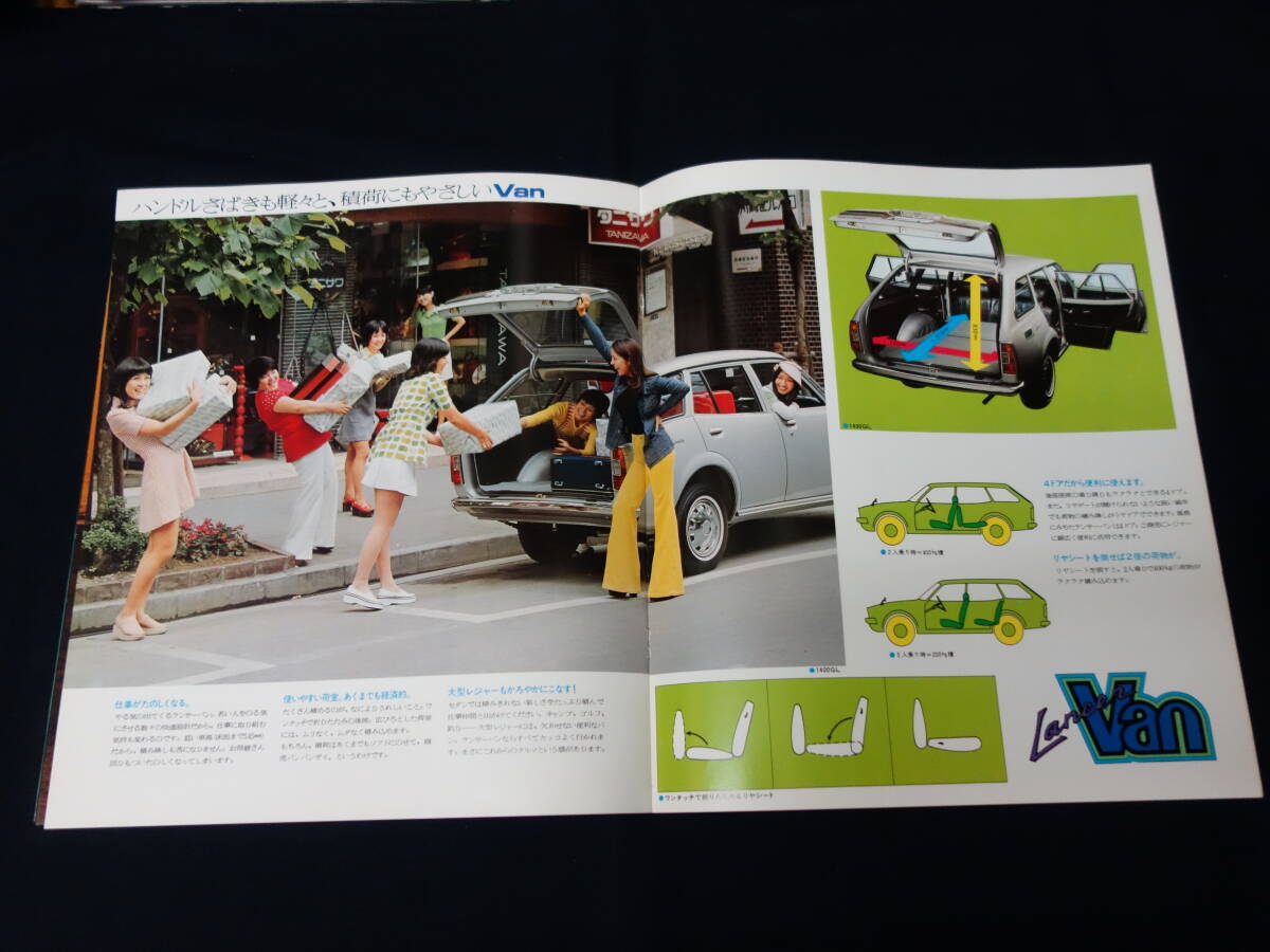 [ Showa 48 год ] Mitsubishi Lancer van 1200/1400 A71V / A72V type специальный основной каталог / quotient индустрия машина [ в это время было использовано ]