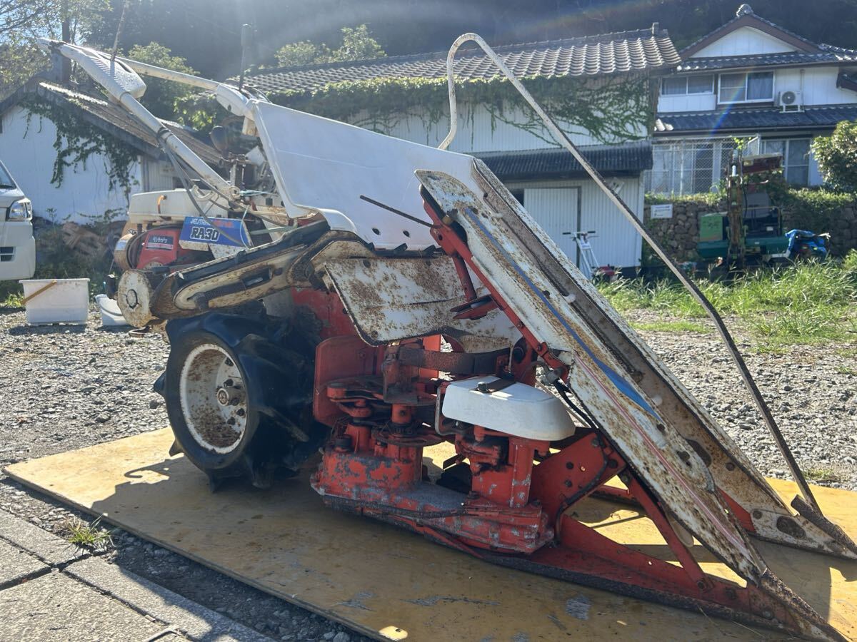 クボタ バインダー RA30 1条刈 動力刈取機 自動ひも通し 自動