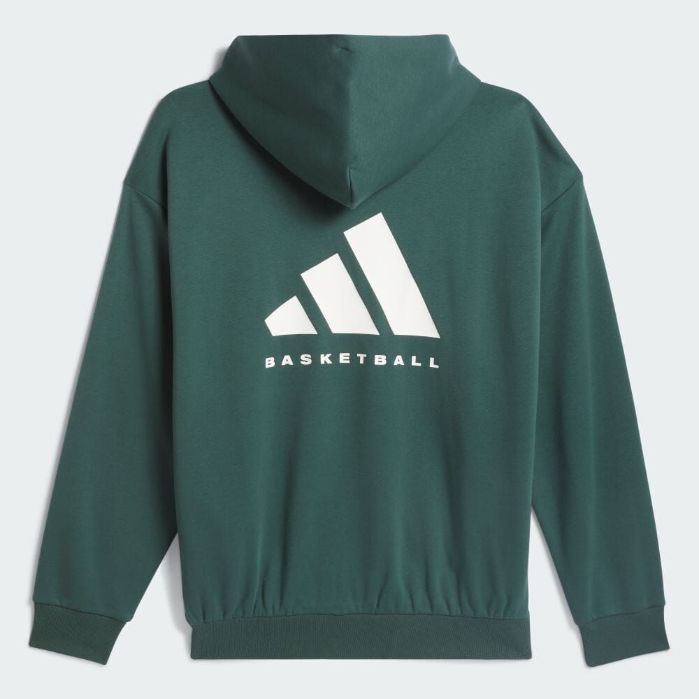 ★アディダス ADIDAS 定価13200円 新品 メンズ バスケットボール パーカー プルオーバー ジャケット Mサイズ[IM8419-M] 二 壱★QWER