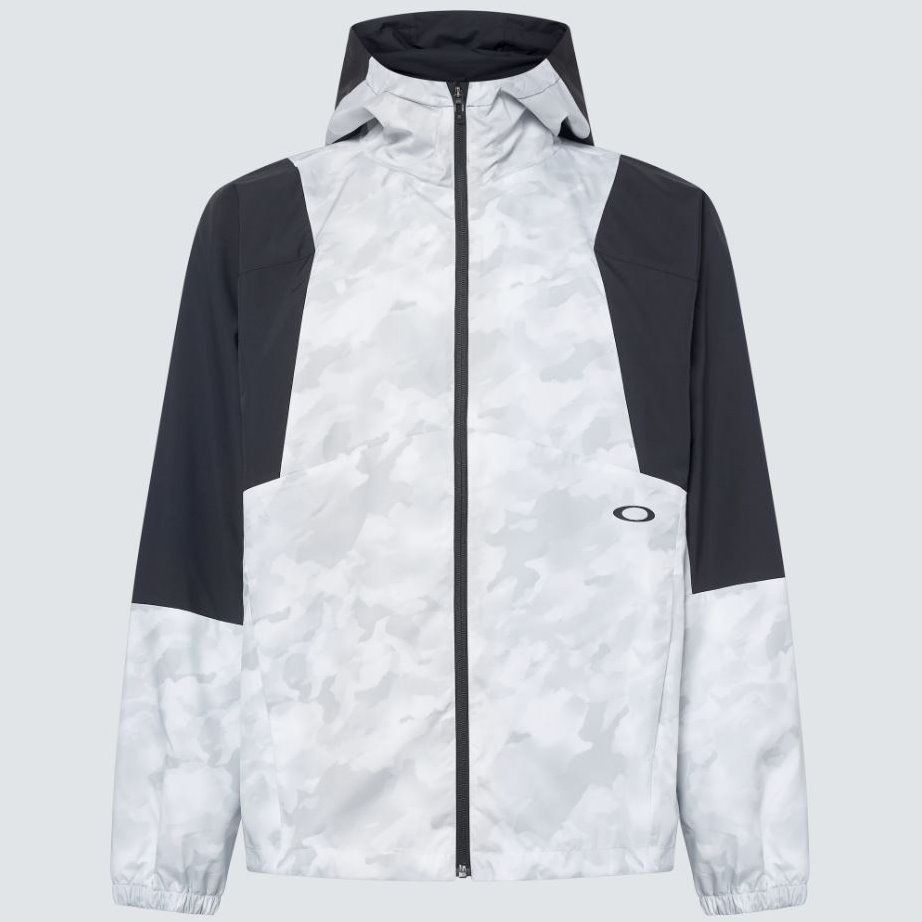 ★オークリー OAKLEY 定価9350円 新品 メンズ 軽量 撥水 防風 UVCUT 裏メッシュ ウィンド ジャケット 白[FOA404113-186-JL]二 弐★QWER★