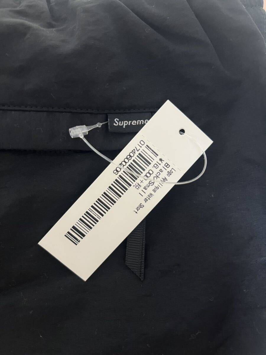 19SS Supreme Logo Applique Water Short S サイズ ブラック 19SS Supreme Logo Applique Water Short S サイズ ブラック