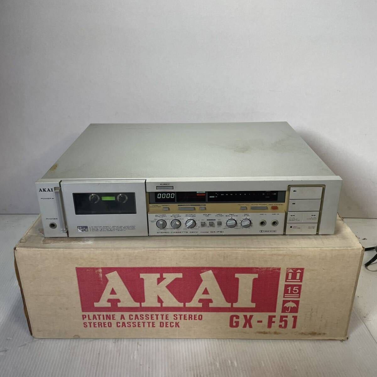 AKAI カセットデッキ　GX-F51 AKAI GX-F51 Cassette Deck | eBay