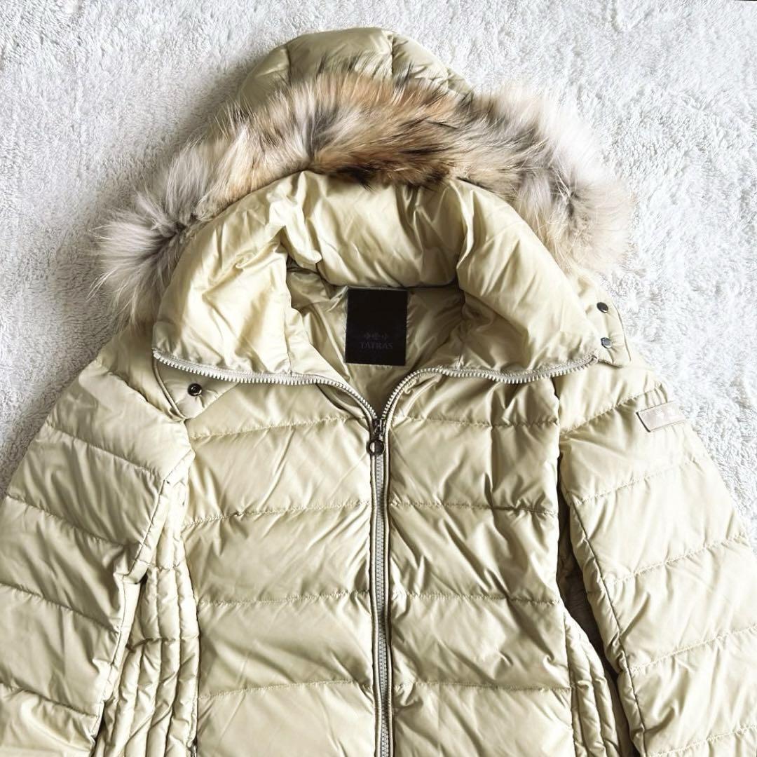 ta tiger s21AW SARMA beige fur down jacket coat 02