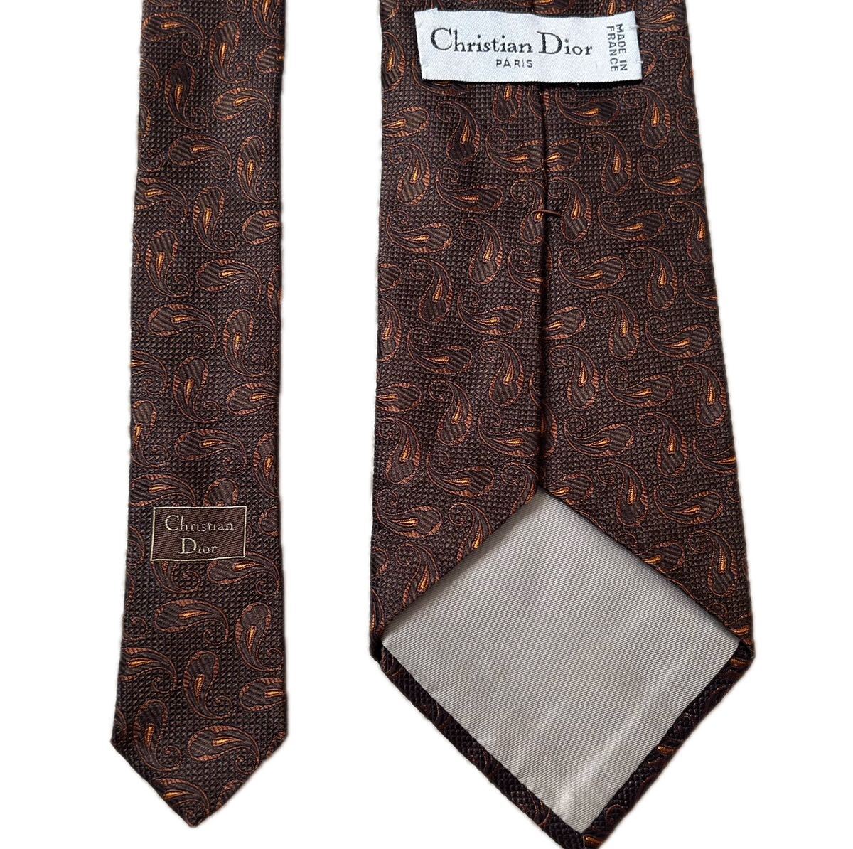 極 Christian Dior クリスチャンディオール ネクタイ フランス製 極 Christian Dior クリスチャンディオール ネクタイ フランス製