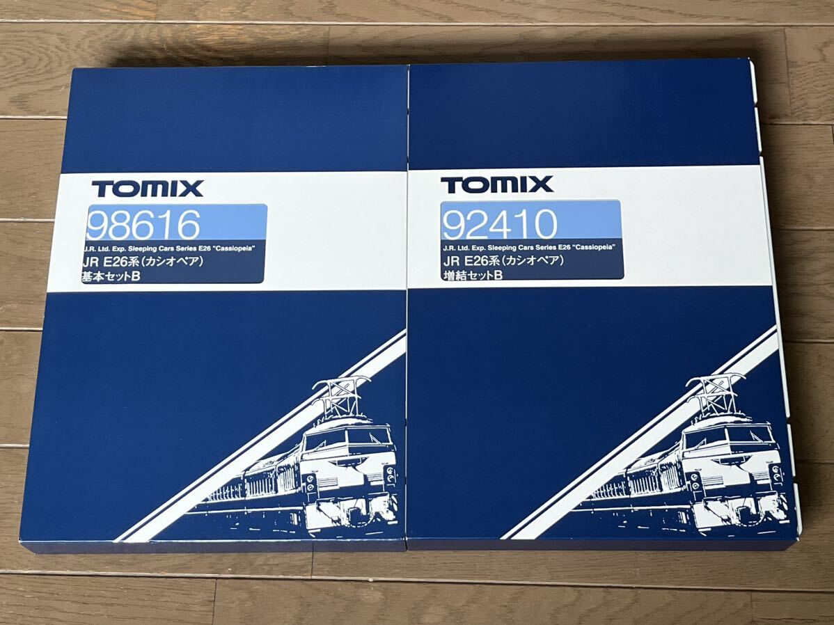TOMIX 98616 92410 JR E26系(カシオペア)基本セットB 増結セット TOMIX 98616 92410 JR E26系(カシオペア)基本セットB 増結セット