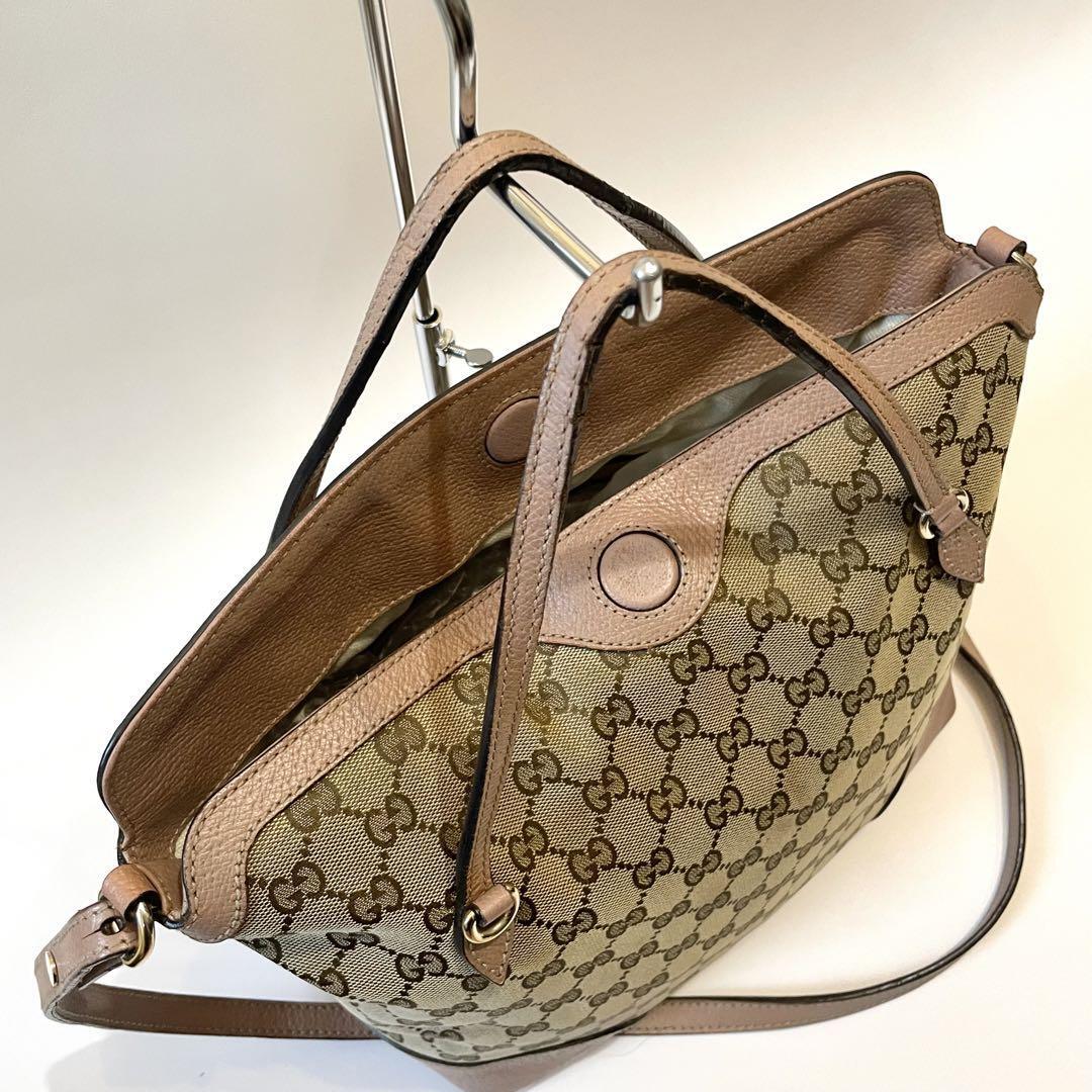 美品 GUCCI グッチ ショルダーバッグ 2way ハンド ポシェット gg 美品 GUCCI グッチ ショルダーバッグ 2way ハンド ポシェット gg
