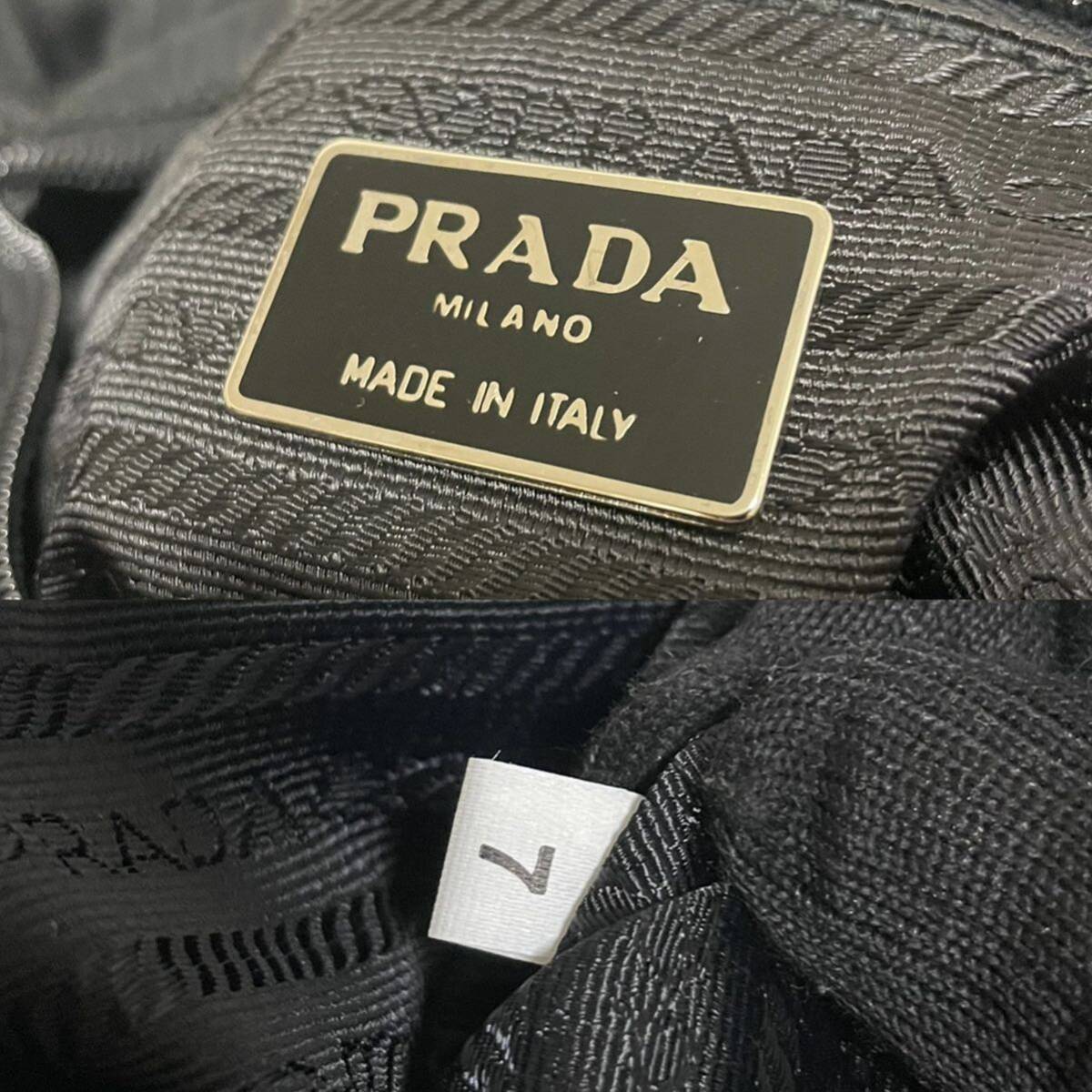 1円スタート！ 極美品 使用僅か PRADA プラダ ナイロン チェーン ショルダーバッグ テスート NERO ブラック 三角ロゴ レザー トートバッグ  item details | Yahoo! JAPAN Auction | One Map by FROM JAPAN