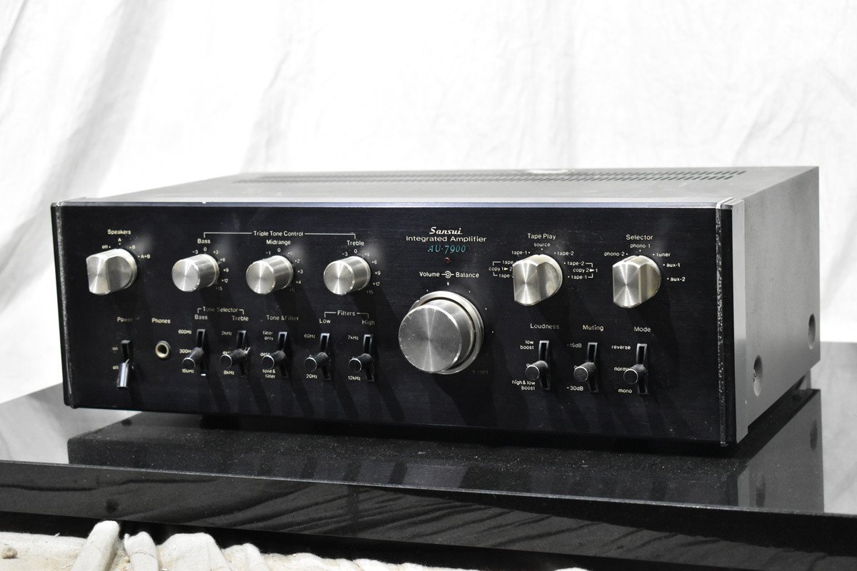 ■TG0806 SANSUI サンスイ AU-7900 プリメインアンプ　【ジャンク品】