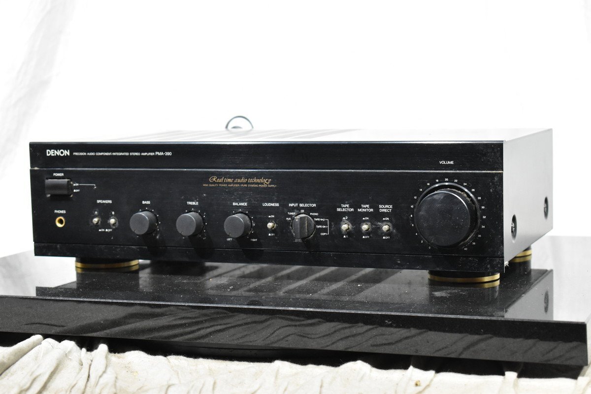 デノン DENON プリメインアンプ PMA-390 昭和レトロ 年代物