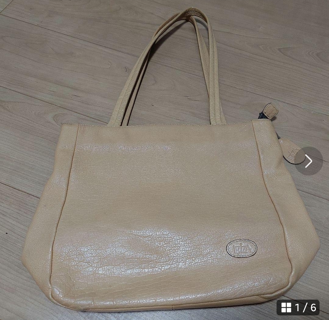 IBIZA イビザ ハンドバッグ ベージュ 本革