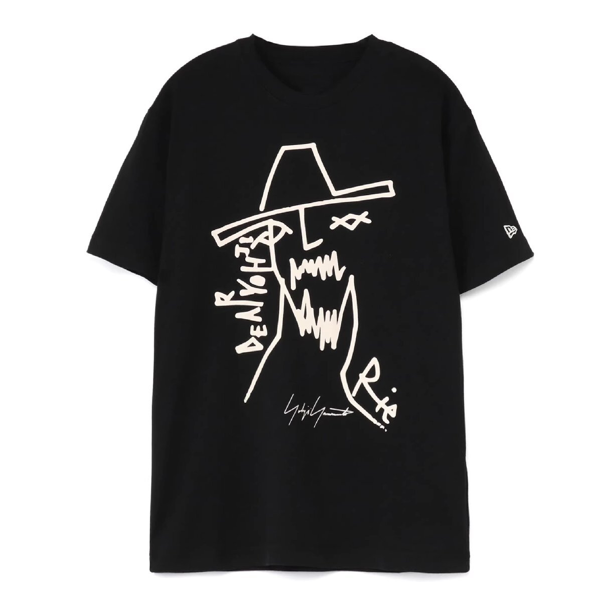 Yohji Yamamoto ヨウジヤマモト ヨウシヤマモト x POUR HOMME/NEW ERA ニューエラ TEE OVERSIZEE Tシャツ 人気 中古 Mサイズ