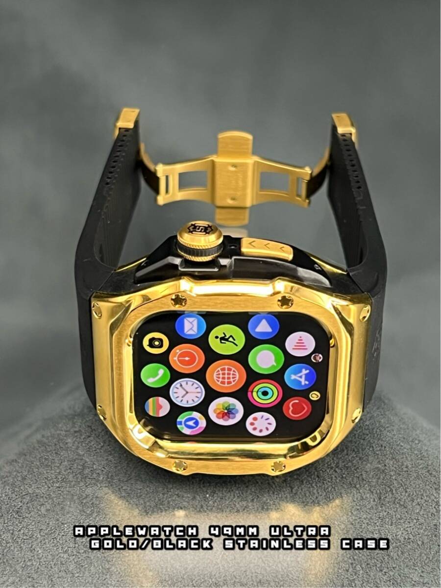 49mm 49ミリ ウルトラ アップルウォッチ ステンレス ケース 特殊 バックル ultra Apple Watch_画像1