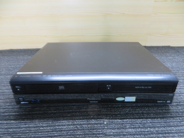 J☆Panasonic　ブルーレイディスクレコーダー　VHSレコーダー　DMR-BR630V　B・CAS付き　現状品