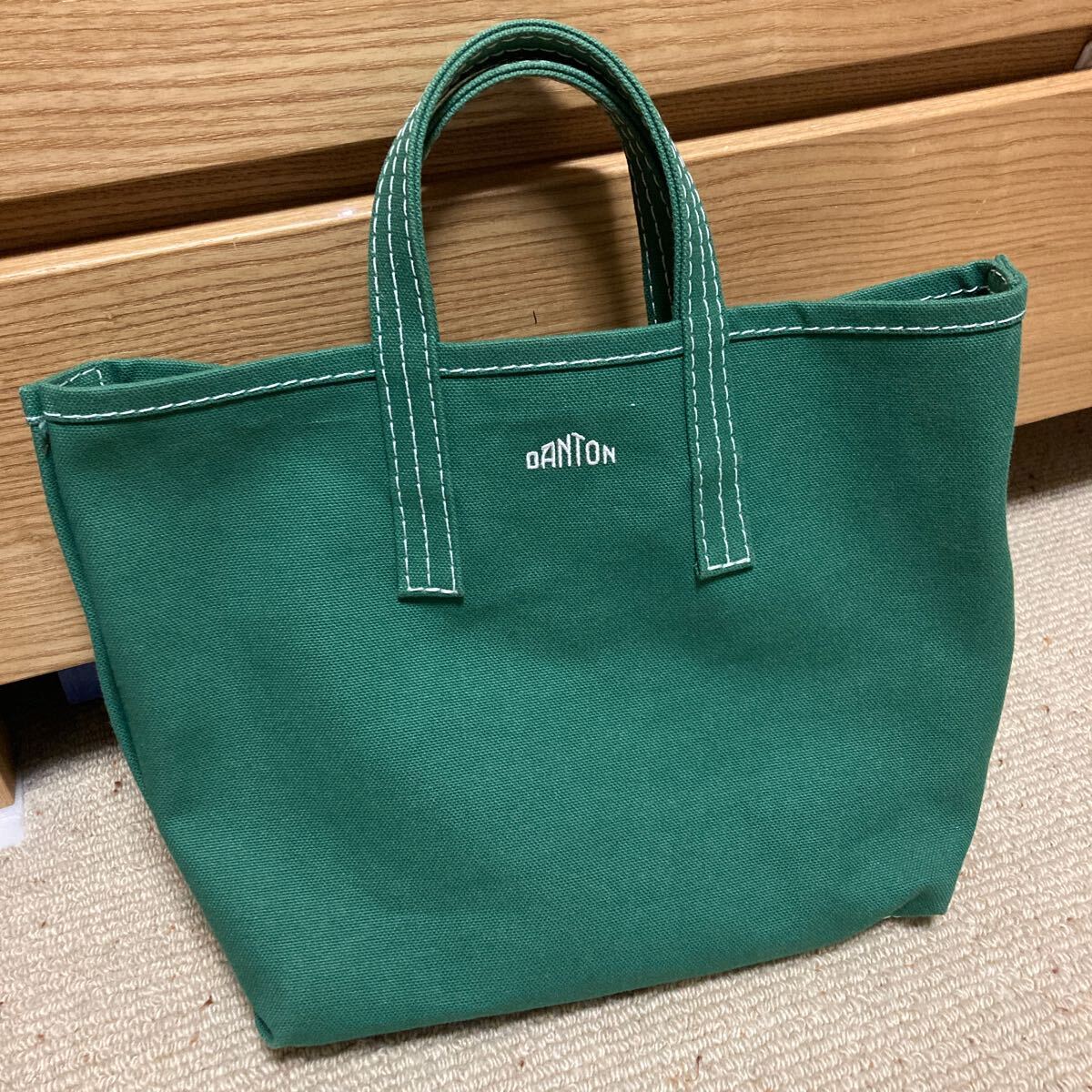 ダントン DANTON LCS TOTE BAG SMALL バッグ トートバッグ中古美品 グリーン