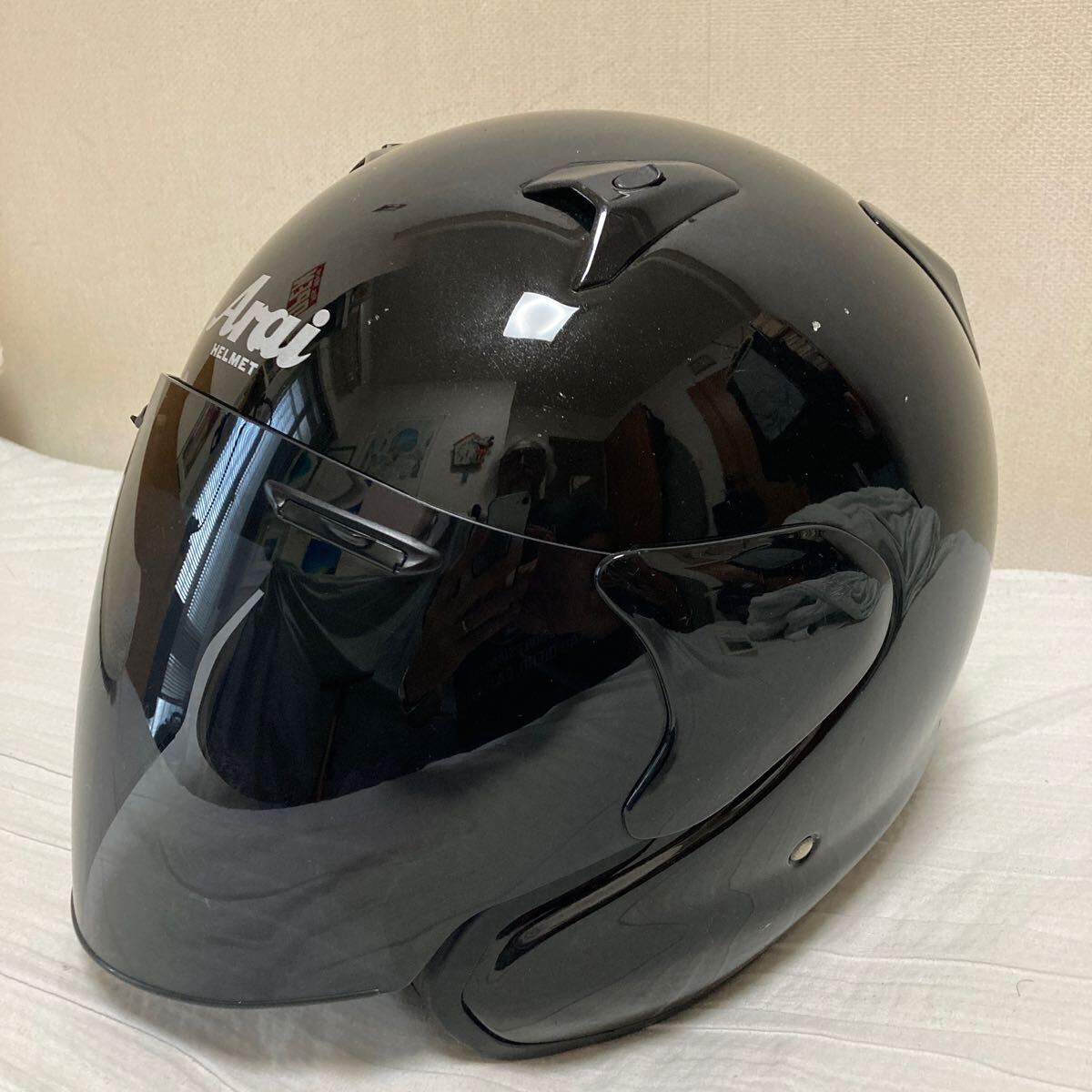 Arai アライ ジェットヘルメット SNELL MZ-F XO 65〜66cm ビッグサイズ バイク ヘルメット 中古