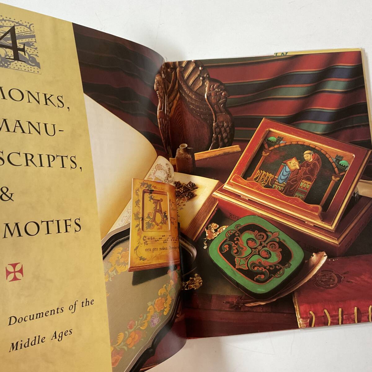 ★手蕓本■TOLE トール デザイン■中世のフォークアートペインティング Mediaeval Folk in Painting ハードカバー■ARTBOOK_OUTLET■N4-164