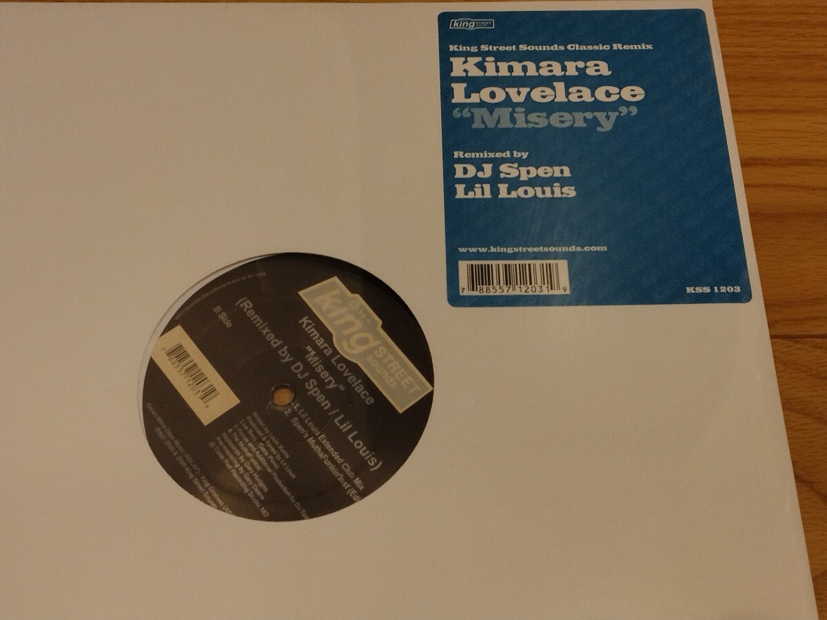 新品未開封 King Street Kimara Lovelace/Misery (Remixed by DJ Spen / Lil Louis)