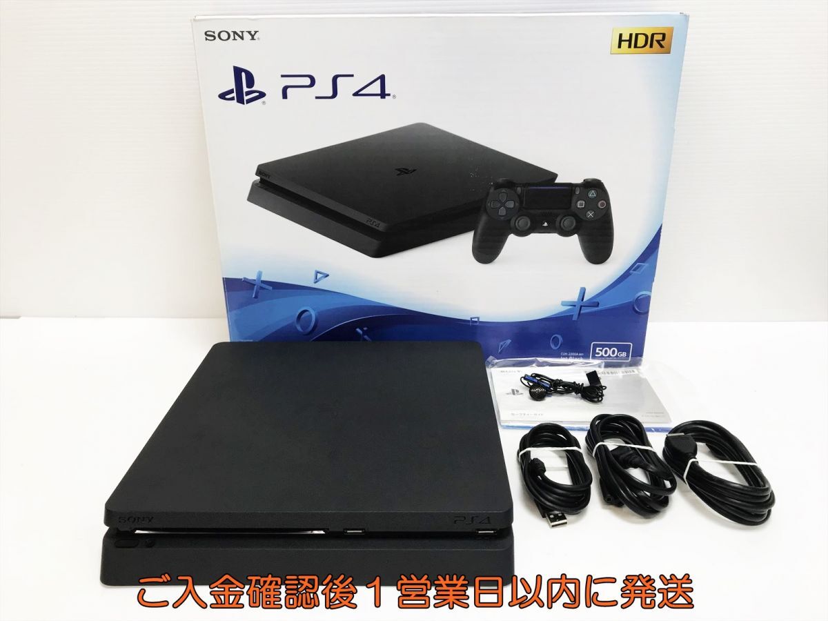 【1円】PS4 本体 500GB ブラック SONY PlayStation4 CUH-2200A 初期化/動作確認済 プレステ4 FW11.00 G08-411yk/G4