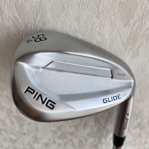 【USED】ピンPINGウエッジ/GLIDE3.0/58°14WS DG95 200S ブラックドット 右用　た
