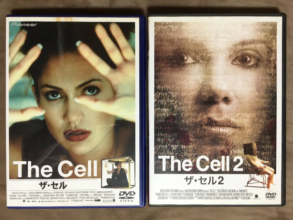 【 送料無料！!・まとめて2セット・良品商品です！】★ザ・セル 2シリーズ◇The Cell ＆ The Cell２◇本編109分＋93分＋映像特典30分★ 