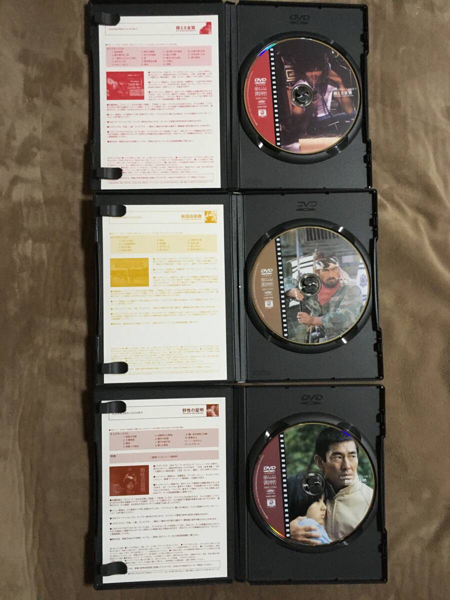 HERO DVD シーズン1 6巻セット 角川映画70's ACTION BOX 蘇る金狼 ＆ 野生の証明 ＆ 戦国自衛隊