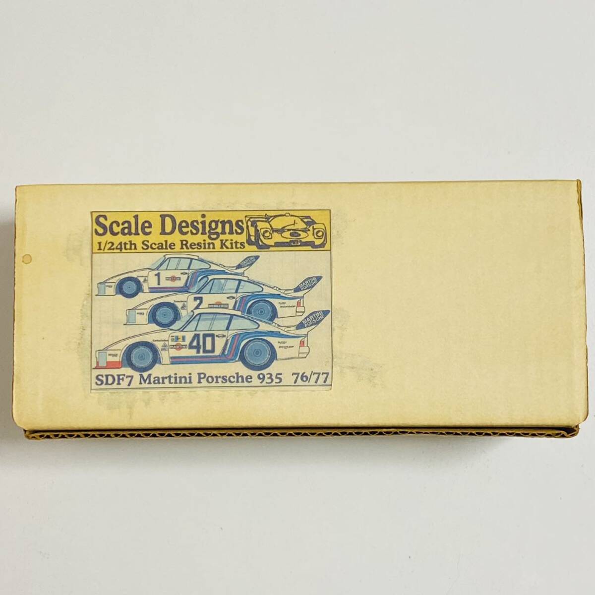 【未組立品】Scale Designs スケールデザイン 1/24スケール SDF7 Martini Porsche 935 76/77 ポルシェ レジンキャストキット 現状品