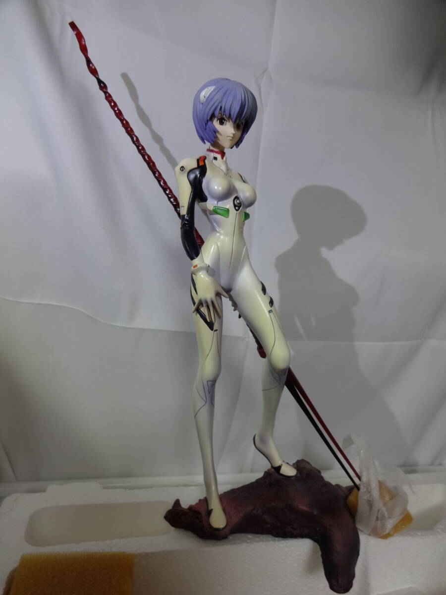 未使用・開封品 綾波レイ 1／8 ロンギヌスの槍 コールドキャスト製