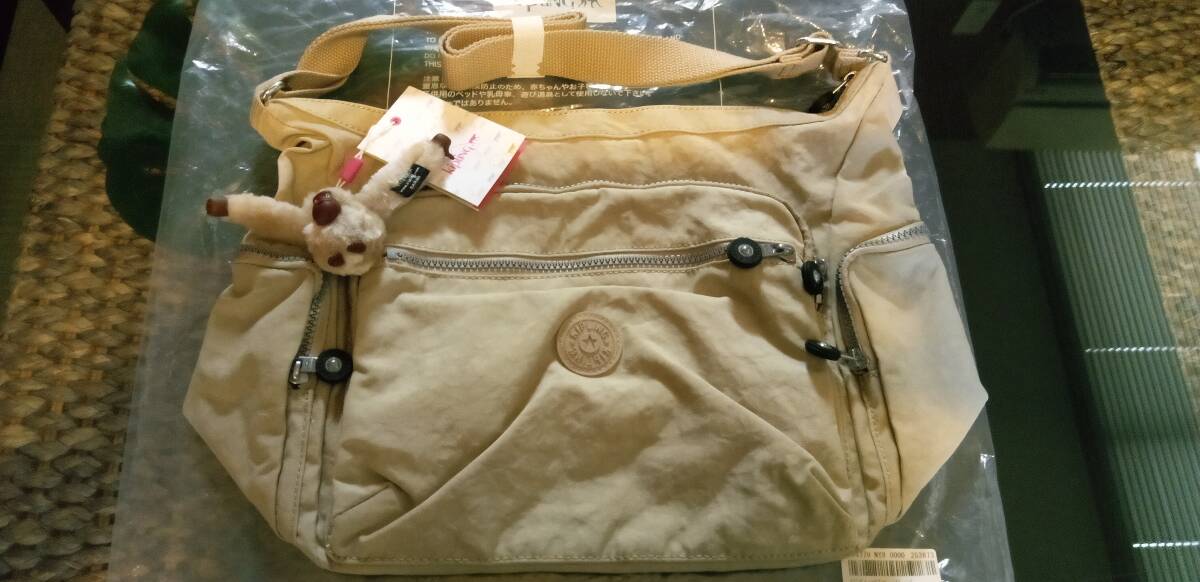 キプリング kipling バッグ ショルダーバッグ レディース　グレースカイ　未使用