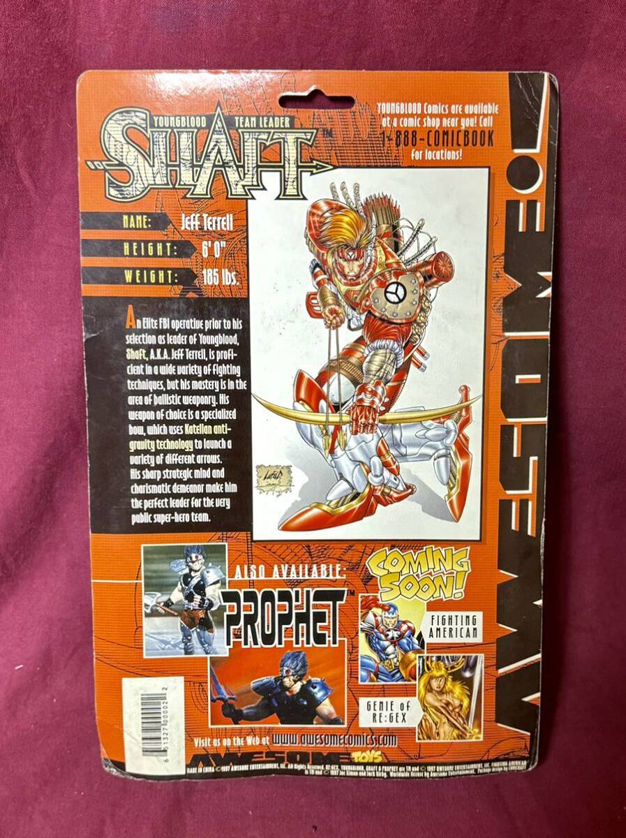 97 IMAGE COMICS『YOUNGBLOOD』SHAFT アクションフィギュア 97 IMAGE COMICS『YOUNGBLOOD』SHAFT アクションフィギュア
