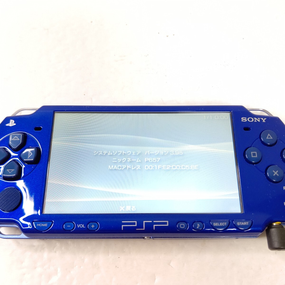 ソニー PSP2000 メタリックブルー 極美品 プレイステーション ソニー PSP2000 メタリックブルー 極美品 プレイステーション